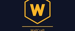 Preview wallpaper wallcraft, logo, brand, inscription