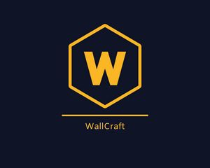 Preview wallpaper wallcraft, logo, brand, inscription