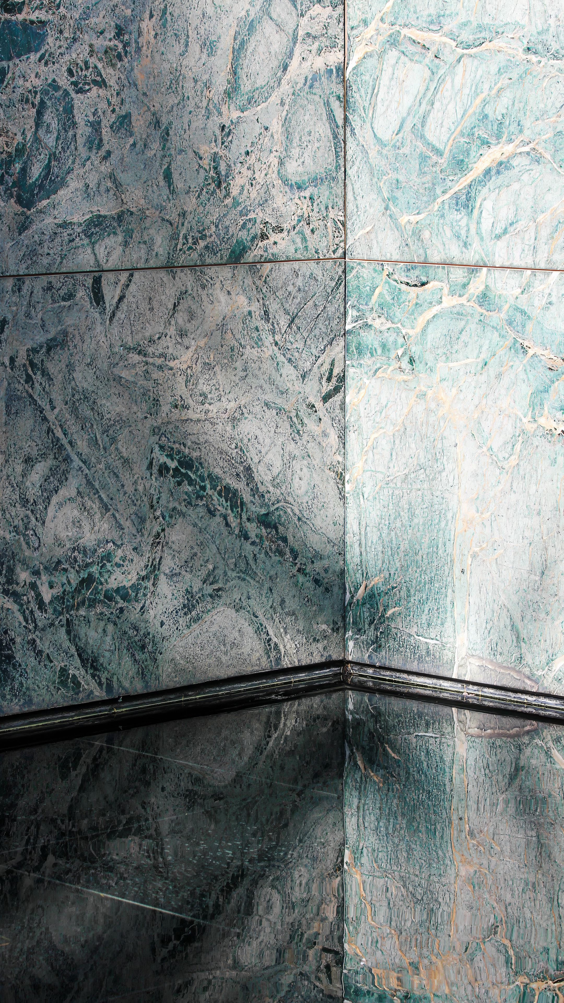 2160x3840 Wallpaper walls, corner, stone, texture