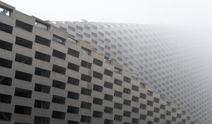 Preview wallpaper walls, facade, buildings, fog