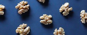 Preview wallpaper walnut, nut, pattern, blue