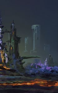 Preview wallpaper wanderer, castle, art