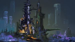 Preview wallpaper wanderer, castle, art