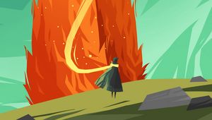 Preview wallpaper wanderer, flame, fire, magic, art