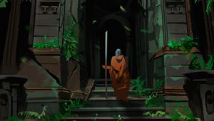 Preview wallpaper wanderer, temple, building, art