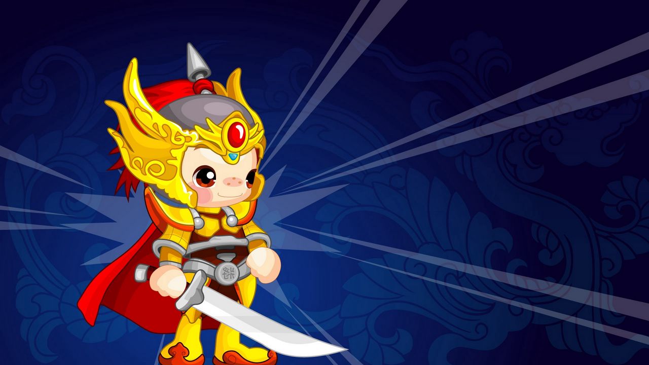 Wallpaper warrior, costume, colorful, background