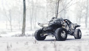 Preview wallpaper warthog car, snow, race