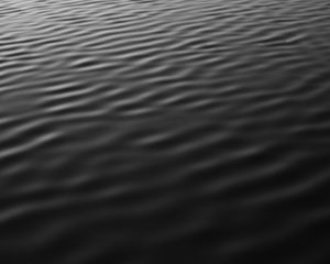 Preview wallpaper water, black, ripples, sea