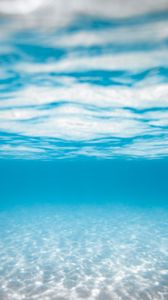 Preview wallpaper water, blue, transparent, underwater