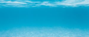 Preview wallpaper water, blue, transparent, underwater