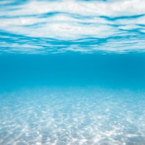 Preview wallpaper water, blue, transparent, underwater