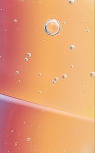 Preview wallpaper water, bubbles, gradient, colorful