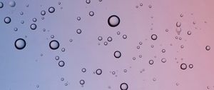 Preview wallpaper water, bubbles, macro, texture, purple