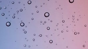 Preview wallpaper water, bubbles, macro, texture, purple