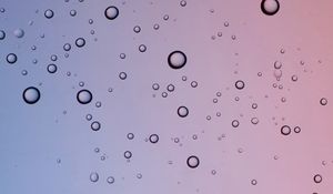 Preview wallpaper water, bubbles, macro, texture, purple