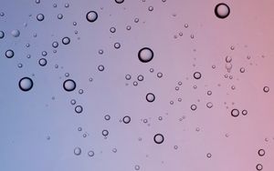 Preview wallpaper water, bubbles, macro, texture, purple