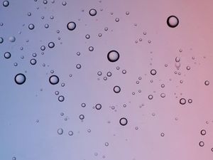 Preview wallpaper water, bubbles, macro, texture, purple