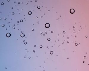 Preview wallpaper water, bubbles, macro, texture, purple