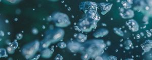 Preview wallpaper water, bubbles, macro, underwater