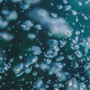 Preview wallpaper water, bubbles, macro, underwater