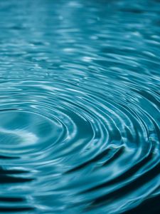 Preview wallpaper water, circles, close-up