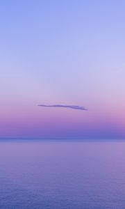 Preview wallpaper water, cloud, horizon, purple, haze