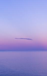 Preview wallpaper water, cloud, horizon, purple, haze