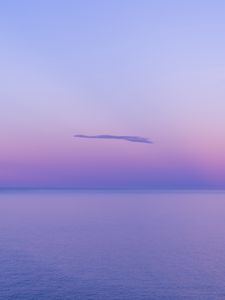 Preview wallpaper water, cloud, horizon, purple, haze