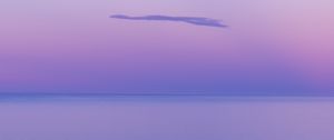 Preview wallpaper water, cloud, horizon, purple, haze