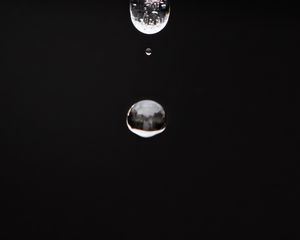 Preview wallpaper water, drop, macro, transparent