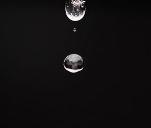 Preview wallpaper water, drop, macro, transparent