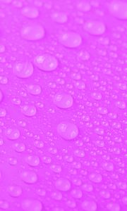 Preview wallpaper water, drops, liquid, macro, purple