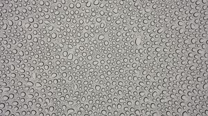 Preview wallpaper water, drops, macro, gray