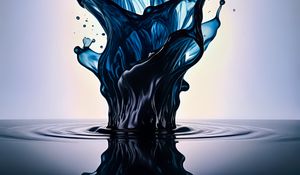 Preview wallpaper water, drops, splashes