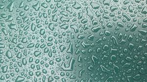 Preview wallpaper water, drops, wet, macro, green