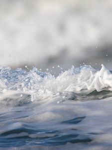 Preview wallpaper water, foam, spray, macro