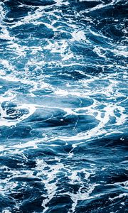 Preview wallpaper water, foam, waves, wavy