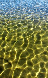 Preview wallpaper water, glare, ripples, distortion, sand