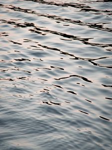 Preview wallpaper water, glare, waves, wavy, ripples