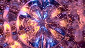 Preview wallpaper water, glass, distortion, colorful