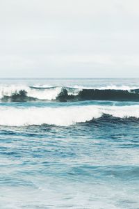 Preview wallpaper water, horizon, waves, splash