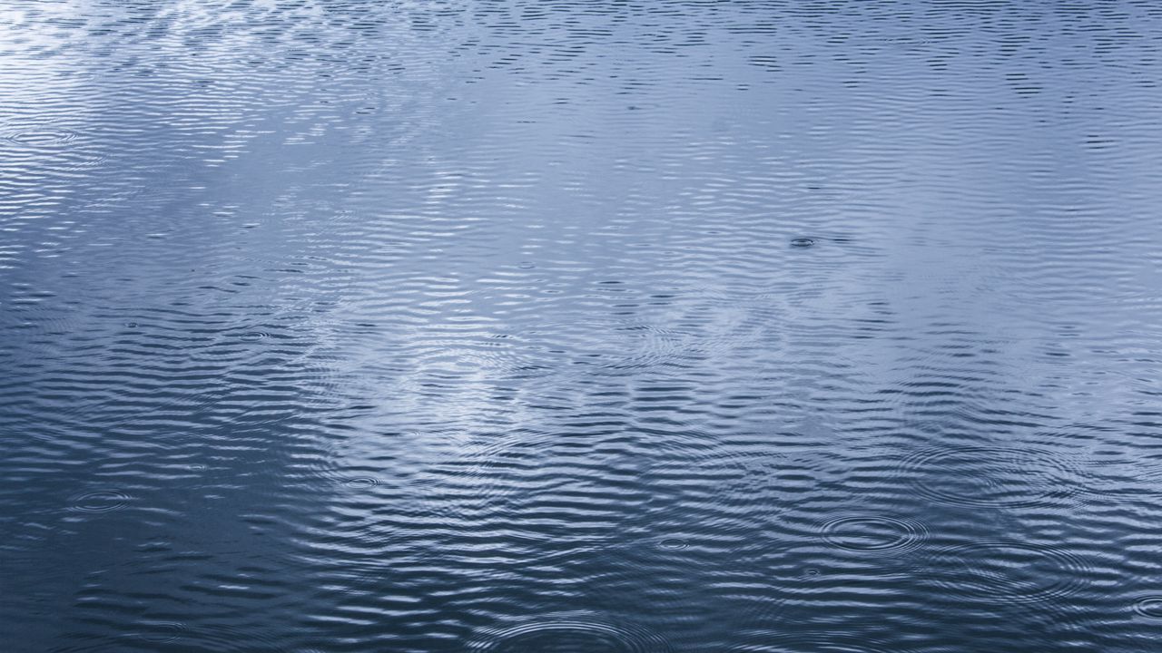 Wallpaper water, lake, ripples, blue