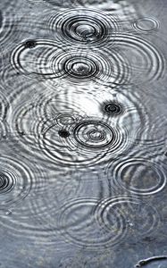 Preview wallpaper water, rain, waves, glare, macro