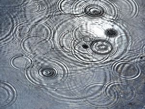 Preview wallpaper water, rain, waves, glare, macro