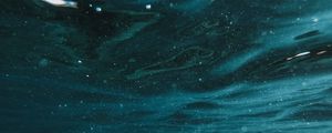Preview wallpaper water, rays, bubbles, dark
