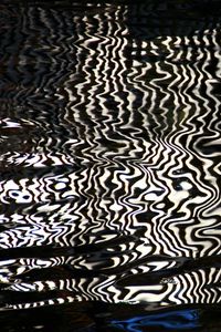 Preview wallpaper water, reflection, stripes, distortion, abstraction
