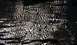 Preview wallpaper water, reflection, stripes, distortion, abstraction