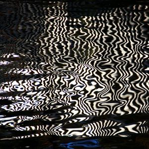 Preview wallpaper water, reflection, stripes, distortion, abstraction
