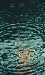 Preview wallpaper water, ripples, circles, sea