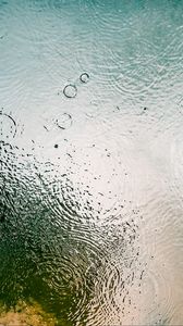 Preview wallpaper water, ripples, circles, waves, macro